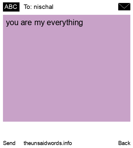 unsent message to nischal 