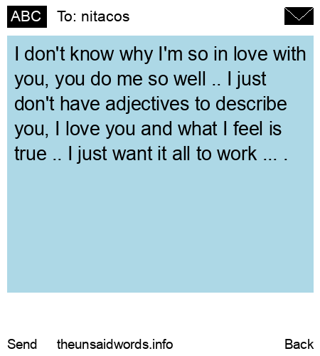 unsent message to nitacos