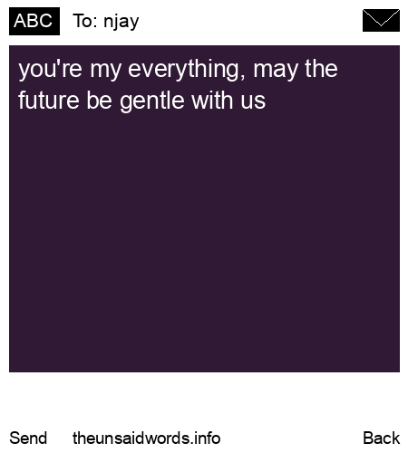 unsent message to njay