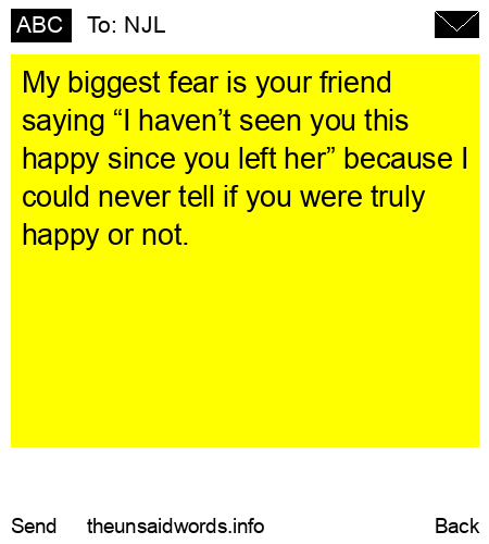 unsent message to NJL