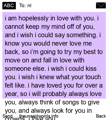 unsent message to nl