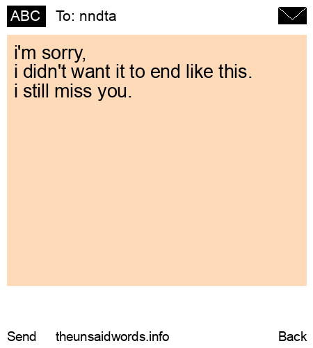 unsent message to nndta