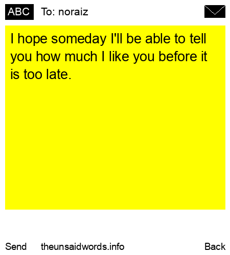 unsent message to noraiz