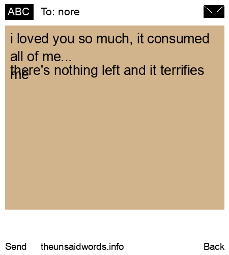 unsent message to nore