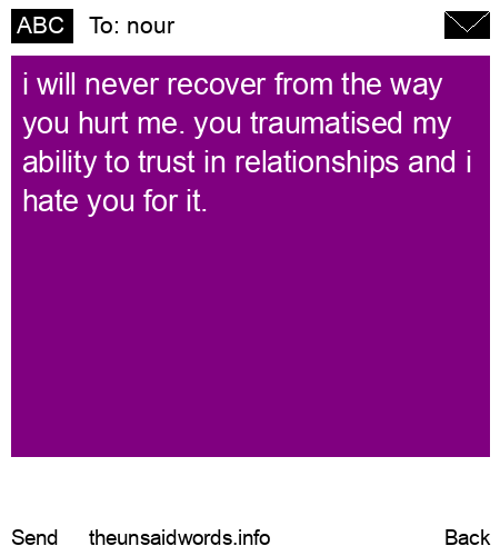 unsent message to nour