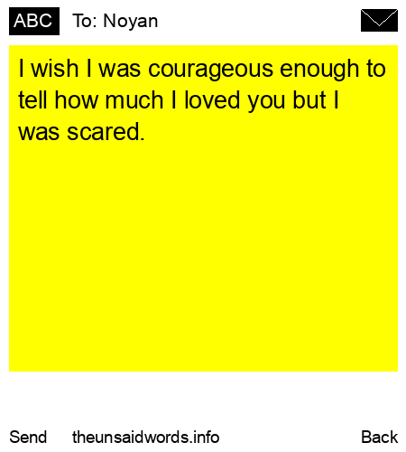 unsent message to Noyan