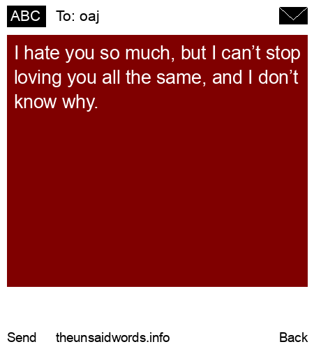 unsent message to oaj