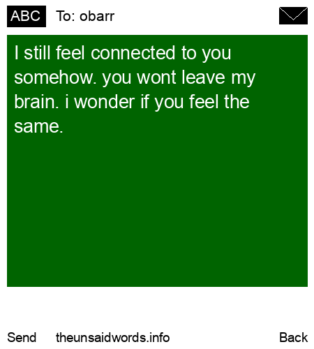 unsent message to obarr