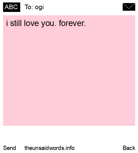 unsent message to ogi
