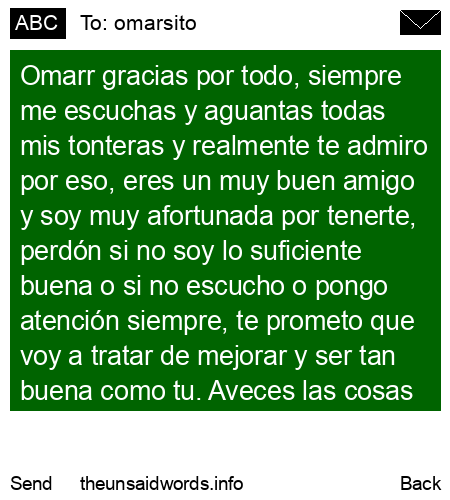 unsent message to omarsito