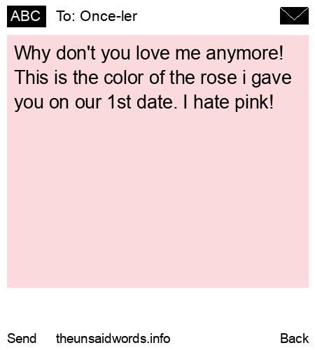 unsent message to Once-ler