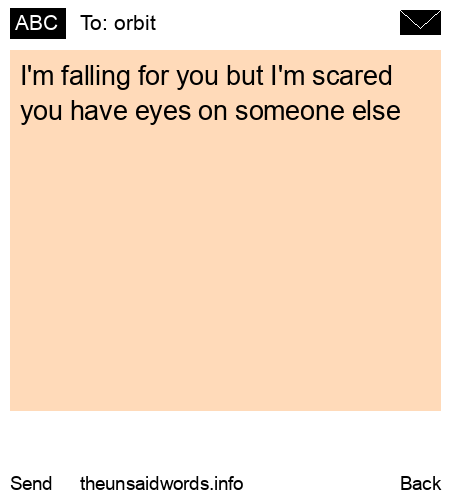 unsent message to orbit