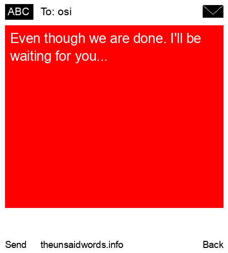 unsent message to osi