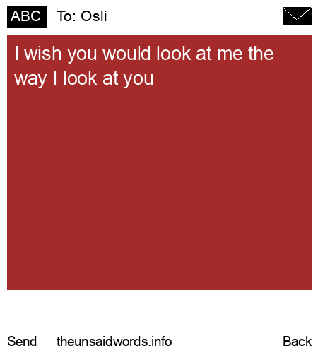 unsent message to Osli 