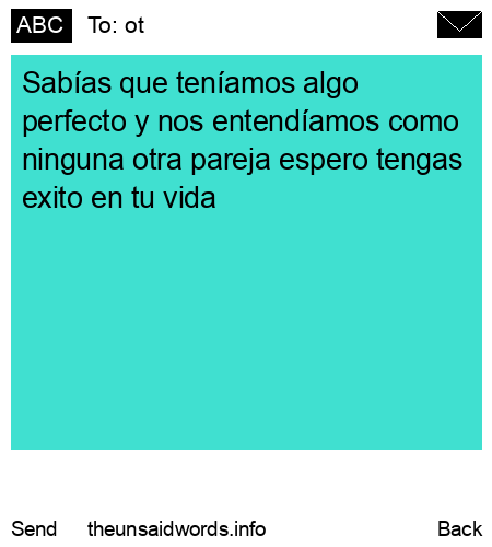unsent message to ot