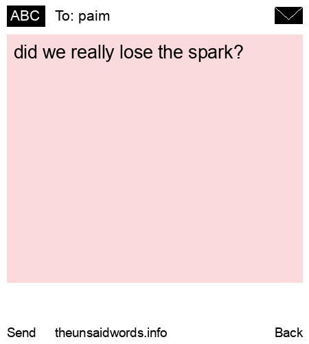 unsent message to paim