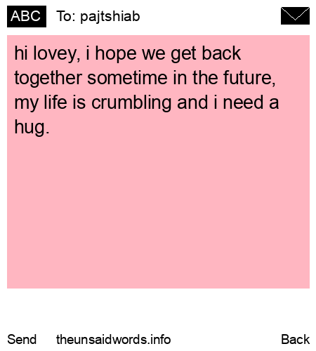 unsent message to pajtshiab