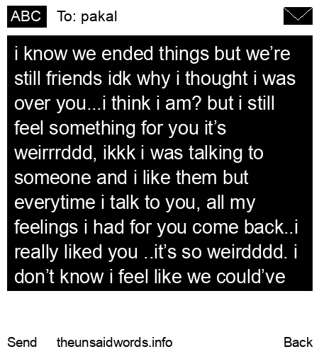 unsent message to pakal