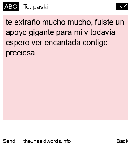 unsent message to paski