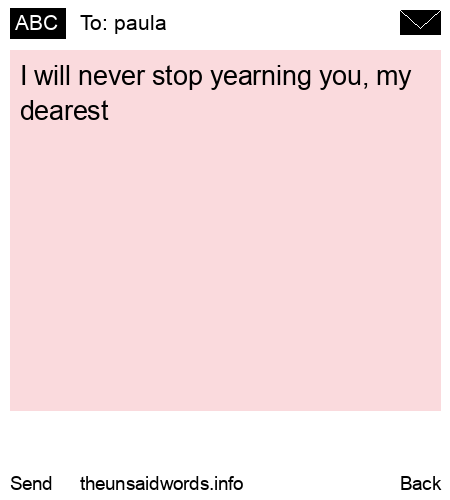 unsent message to paula