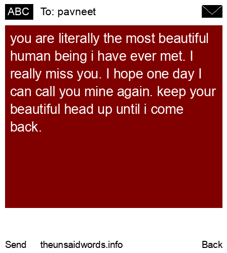 unsent message to pavneet