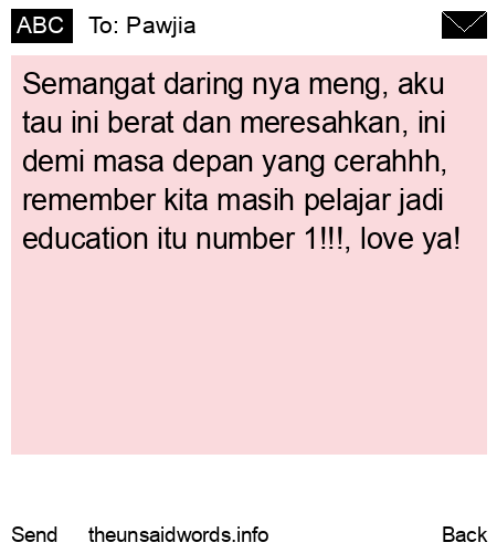 unsent message to Pawjia
