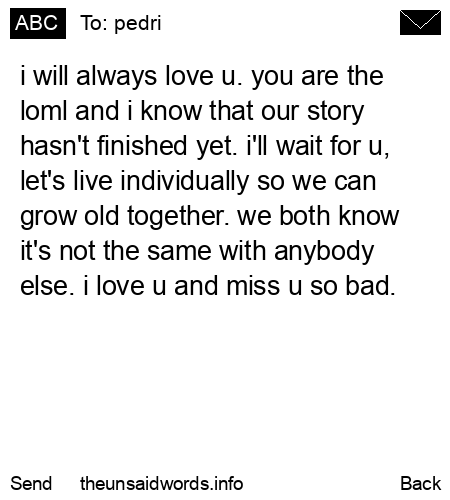 unsent message to pedri
