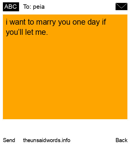 unsent message to peia 
