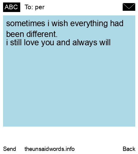 unsent message to per