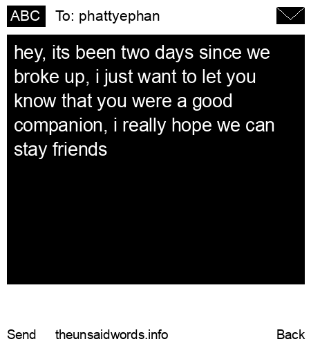 unsent message to phattyephan
