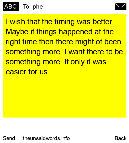 unsent message to phe