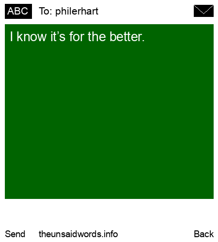 unsent message to philerhart