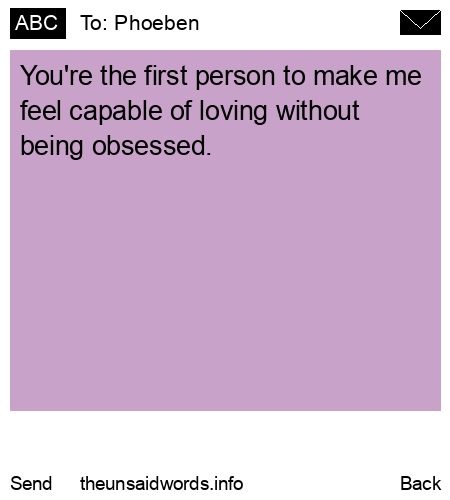 unsent message to Phoeben