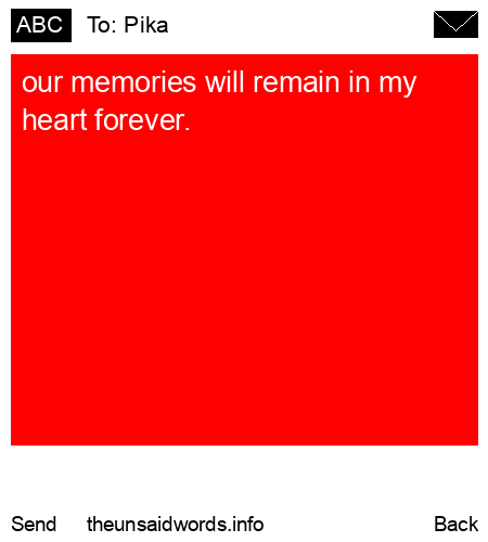 unsent message to Pika