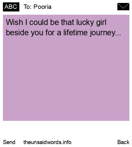 unsent message to Pooria