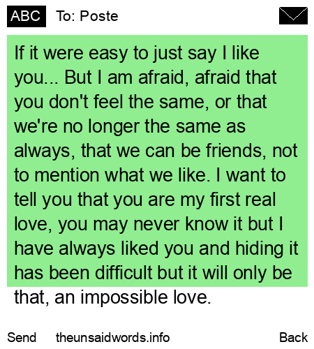 unsent message to Poste