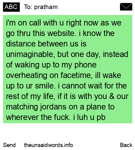 unsent message to pratham