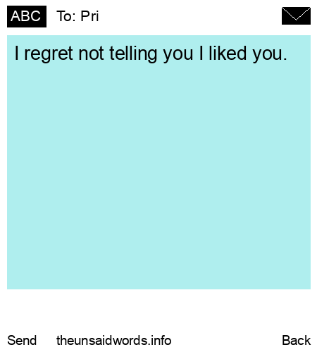 unsent message to Pri