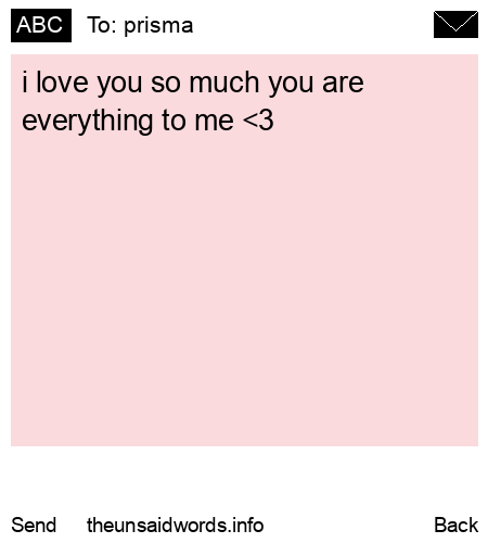 unsent message to prisma