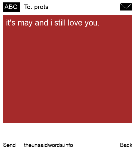 unsent message to prots