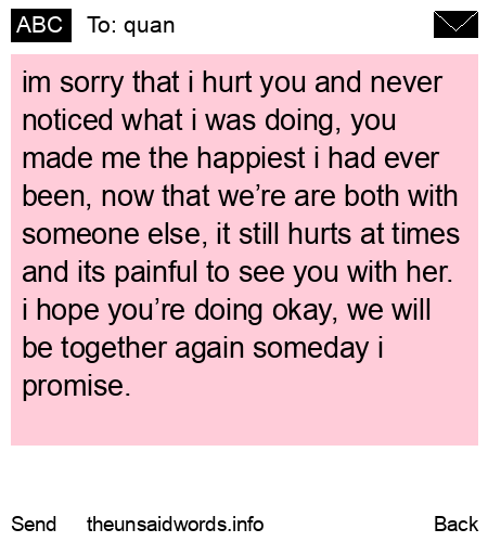 unsent message to quan
