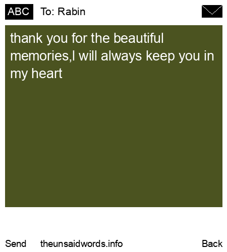 unsent message to Rabin