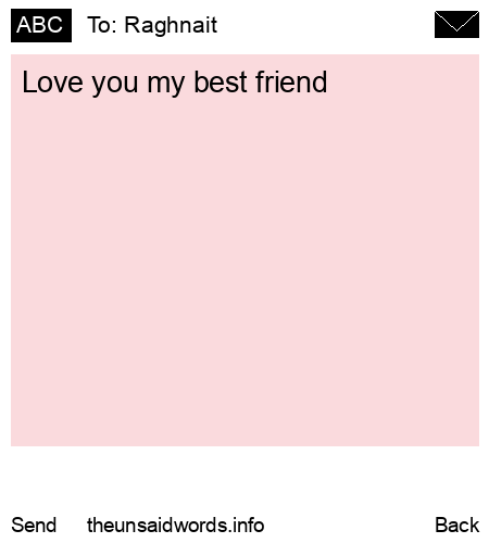 unsent message to Raghnait 