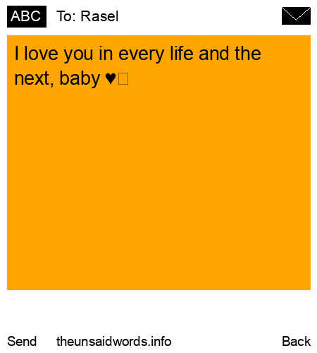 unsent message to Rasel 