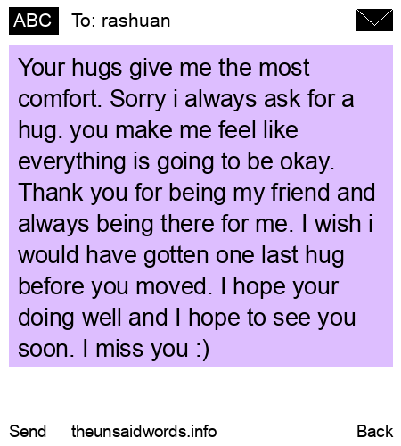 unsent message to rashuan