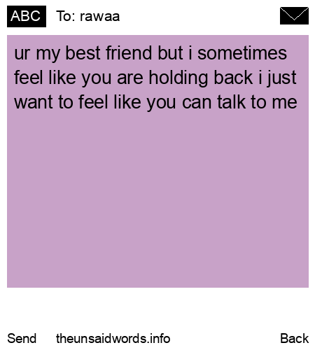 unsent message to rawaa