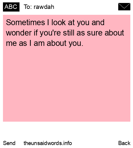 unsent message to rawdah