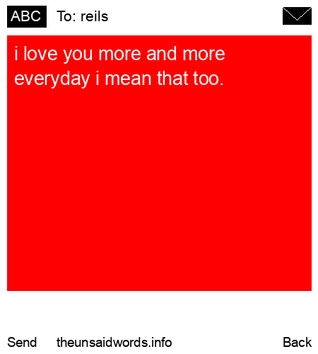 unsent message to reils