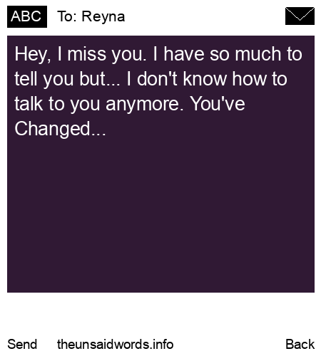 unsent message to Reyna