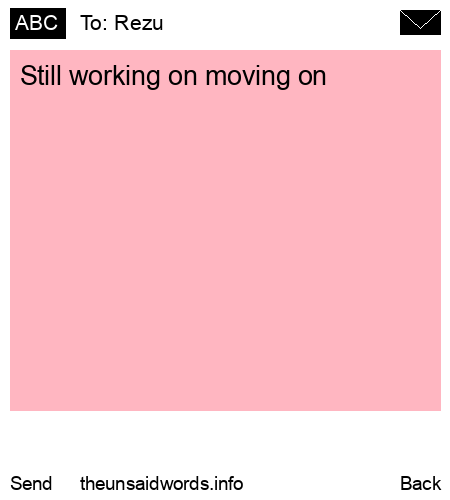 unsent message to Rezu